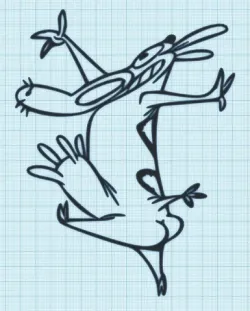 COW - SIDE - COW n CHICKEN - WALL ART