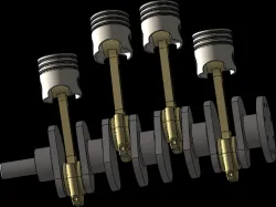 CRANK SHAFT AND PISTON