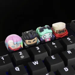 Cyberpunk Edgerunners Keycaps - Mechanical Keyboard 3D print model