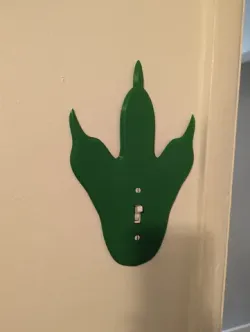 Dinosaur Foot Light Switch Cover