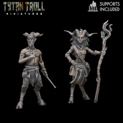 DnD Heroes Satyr Mages [Pre-Supported]