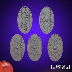 Dwarf Oval Shields