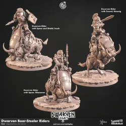 Dwarven Boar-Steeler Riders (Pre-Supported)