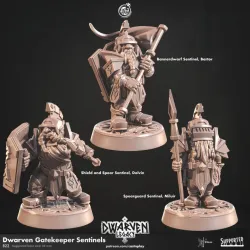 Dwarven Gatekeeper Sentinels (Pre-Supported)
