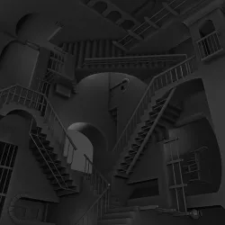 Escher Relativity 3D Model 3D model