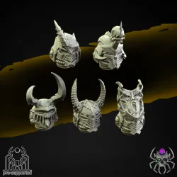 Fallen Knights Head Bits Set