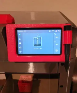 FlashForge Adventurer 5m Screen Bezel: With and Without Stylus Holder