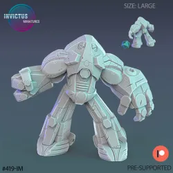 High Pressure Exosuit / Future Robot / Skeleton Soldier / Exoskelet Officer / Space War Construct / Steampunk Battle Robot / Invasion Army / Cyberpunk Droid / Sci-Fi Encounter