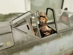 Highly Detailed 3D Printed WW2 German Luftwaffe Pilot 3D model