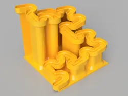Hilbert-Curve Marble Run