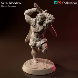Human Barbarian - Sven Bloodaxe - Greatsword