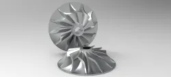 impeller, Centrifugal compressor, compressor, radial flow compressor, kompresör.
