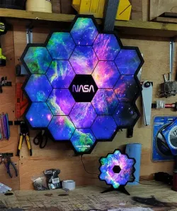 James Webb Space Telescope LED Wall Art.