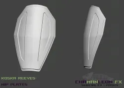 Koska Reeves Hip Plate Armor The Mandalorian Cosplay 3D print model