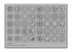 Lattices and Surface Textures on a Single Plate