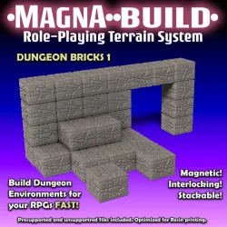Magna-Build DUNGEON BRICKS 1: Basic Brick