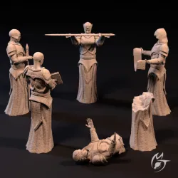 Mausoleum Modular Statues