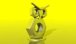 Metal Art Owl