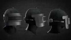 MILITARY Game Ready Altyn Helmet Low-poly 3D model
