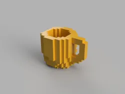 Minecraft cup (Pixelated)