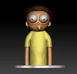 Morty and Rick 3D print model