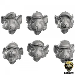 Mousle Head set, Caps (Pre Supported) (S)