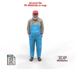 N4 Uncle Jesse Dukes of Hazzard 3D print model