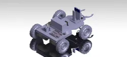 Obstacle Detecting Vehicle with Robotic arm