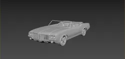 Oldsmobile Cutlass Convertible 1972 For Print 3D print model