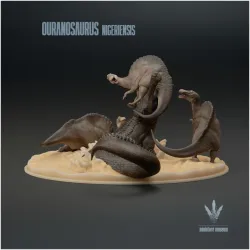 Ouranosaurus nigeriensis : Sarcosuchus Attack