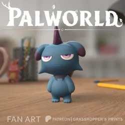 PALWORLD 17 DEPRESSO FANART
