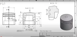 Part6:  6 Cylinder  Radial Engine - Part models 1