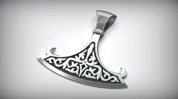 Perun Axe Slavic Viking Scandinavian Amulet Mjolnir 3D print model