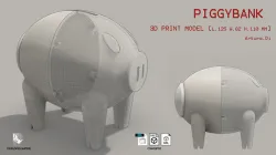 Pig Piggybank for 3d print 3D print model