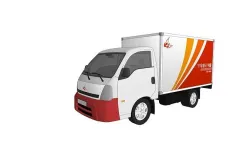 Post office courier car 3D model