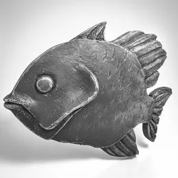 Printable Metal Fish Pendant 3D print model