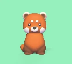 Red Panda Gift 3D print model