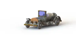 Retro car model