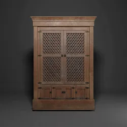 Roman Cupboard Low-poly 3D model