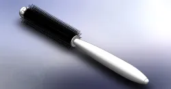 Round Rolling Curling Comb