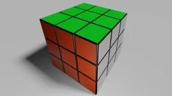 Rubik cube 3D model