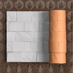 Sandstone Blocks - Thin Texture Roller (Low Resin Cost) - 4.5 Inches Tall