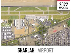 Sharjah Airport Low-poly 3D model