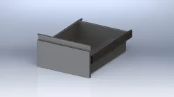 Sheet metal drawer