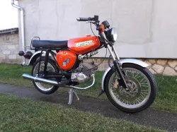 Simson disc brake with Honda CBF parts