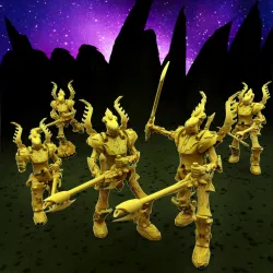 Space elves spirit guardians proxy miniatures