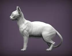 sphinx cat 3D print model