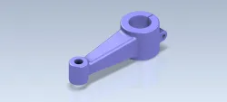 Studycadcam 3D CAD T. Carreras Soto, collection 5,  Connecting rod for car / T. Carreras Soto, colección 5, Biela para auto / Autodesk Inventor Pro