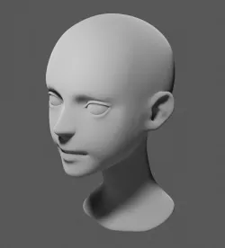 Stylized head 1 3D model