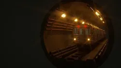 Subway car and Tunnel  3D model